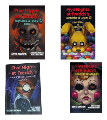 Five Nights At Freddys Escalorios De Fazbear Del 1 Al 4