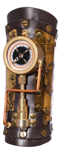 De Manga De Brazo Steampunk Con Brazalete De Brújula,