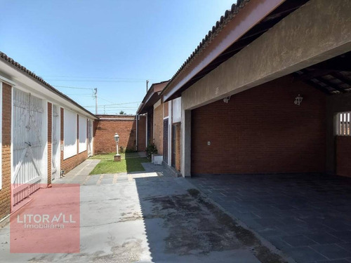 Casa Com Piscina, 5 Dormitórios À Venda, 209 M² Por R$ 750.000 - Cibratel Ii - Itanhaém/sp - Ca1625