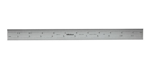 Regla Rigida De 12' Acero Inoxidable , #182-121 Mitutoyo