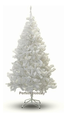 Perfect Holiday Christmas Tree, 4-feet, Pvc Crystal White
