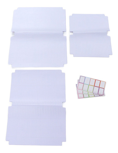 Protector De Cubierta De Libro 30 Piezas Transparente Transp
