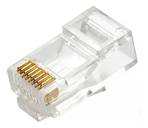 Fichas Glc Conectores Plug Rj45 Cat6  Bolsa X 100 U. P/utp
