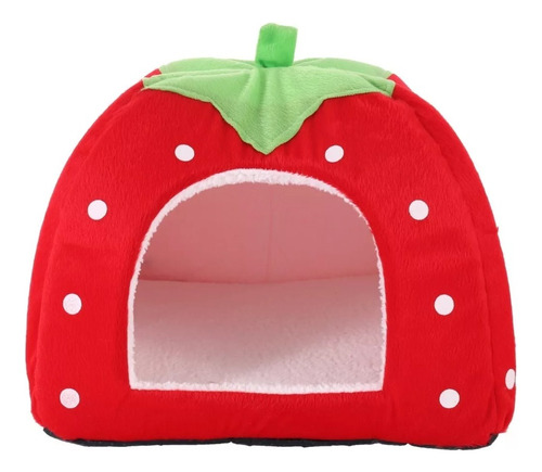 Cama Iglu De Frutilla Para Mascotas