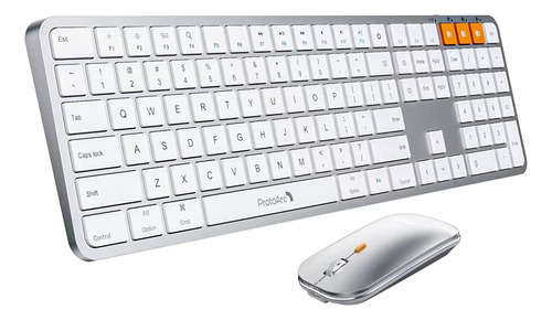 Ratón De Teclado Bluetooth De Retroiluminación Para Mac, Pro