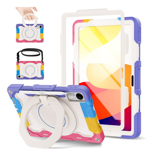 Funda Para Xiaomi Redmi Pad Se 11 2023 Uso Rudo Con Correa