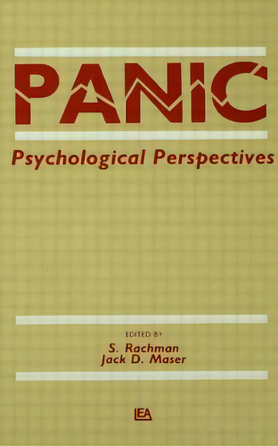 Panic: Psychological Perspectives, De Rachman, S.. Editorial Routledge, Tapa Dura En Inglés