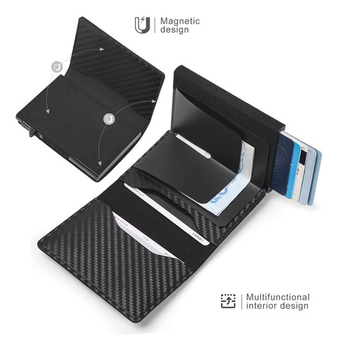 Cartera Fermido Con Soporte Para Etiqueta De Aire Rfid De De