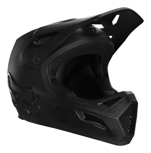 Capacete Fox Rampage Black Preto Downhill Full Face Tamanhos Tamanho P 55-56cm