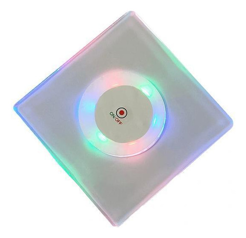 2 Paquete De 2-4 Posavasos Led Para Decoración De 2 Piezas