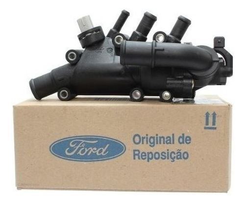 Carcaça Válvula Termostática Ford Ka Focus Courier Flex