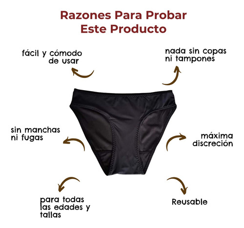 Traje De Baño Menstrual Luna Segura Bikini Sinope