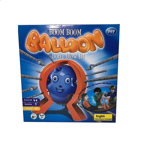 Juego De Mesa Boom Boom Balloon - Globo Explota Niños Niñas