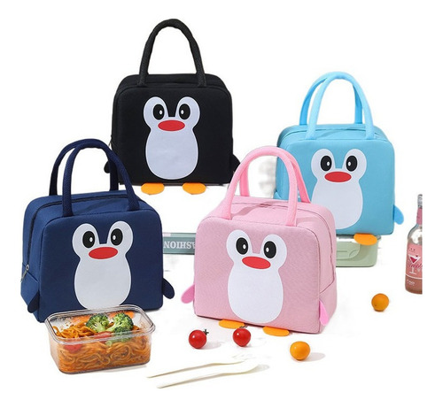 Lonchera Bolsa Térmica Alta Calidad Calentita Pinguino