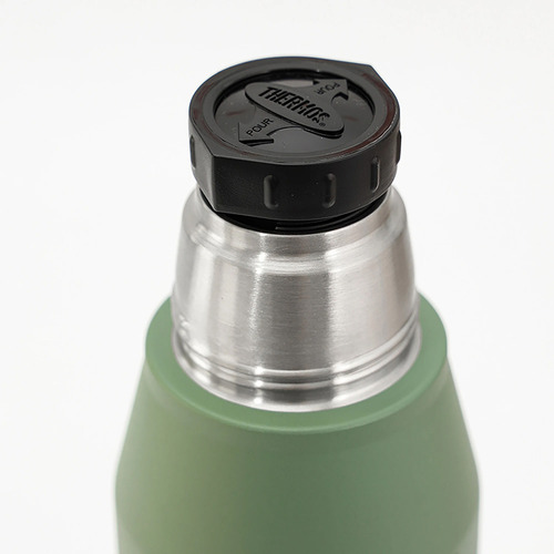 Thermos Classic Termo Con Pico Vertedor Y Manija 1,3l Acero Verde