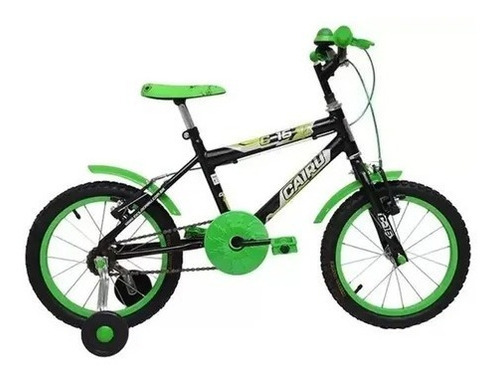 Bicicleta Infantil Cairu Mtb Reb C-16 Aro 16 Cor Preto/Verde