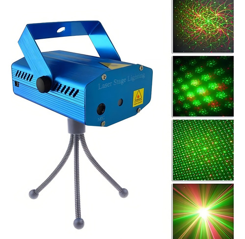 Projetor Holográfico Luzes Efeito Strobo Festas Balada Natal