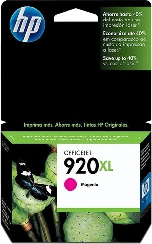 Recargamos Cartucho Hp 920xl Original Magenta