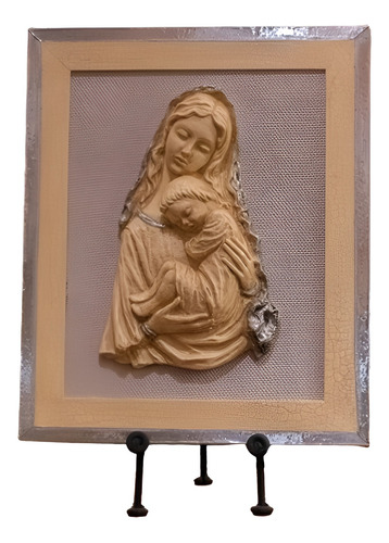 Virgen María Manto Marco Figura Religiosa Campoamor Deco