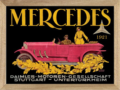 Mercedes Benz 1921 , Cuadro, Poster, Publicidad       C298