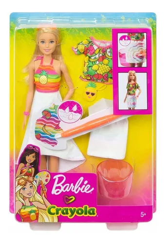 Barbie crayola rainbow design 2025