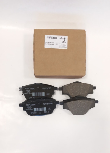 Imagen 2 de 3 de Juego Pastillas De Freno Trasero Citroen C4 Picasso 1.6 Thp