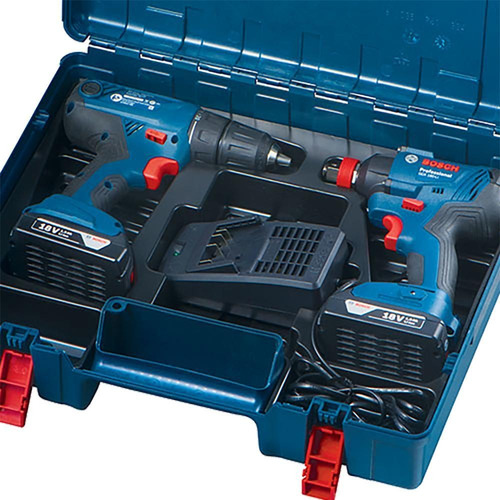 Imagem 11 de 11 de Kit Bosch Parafusadeira Furadeira Gsb 180-li Gdx 180-li 18v