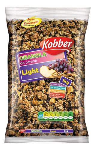 Granola Light Kobber Pacote 1kg