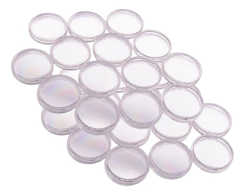 Cápsulas De Monedas Transparentes De 100 Piezas Propiedad