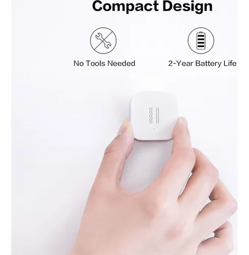 Sensor De Vibración Aqara Djt11lm Inalámbrico Para Alarma