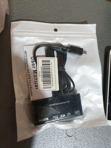 Panictech - Cable Micro Usb Mhl A Hdmi 5 En 1 Con Kit De Con (Usado)