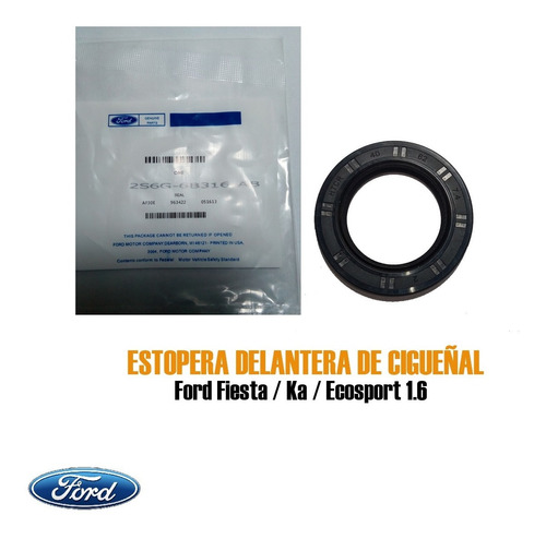 Estopera Delantera Cigueñal Ford Fiesta /ka /ecosport 1.6