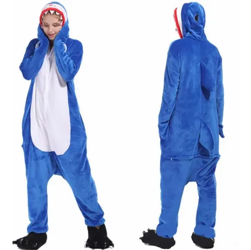 Pijama Tiburon Kigurumi Kawaii Polar Entero Adulto