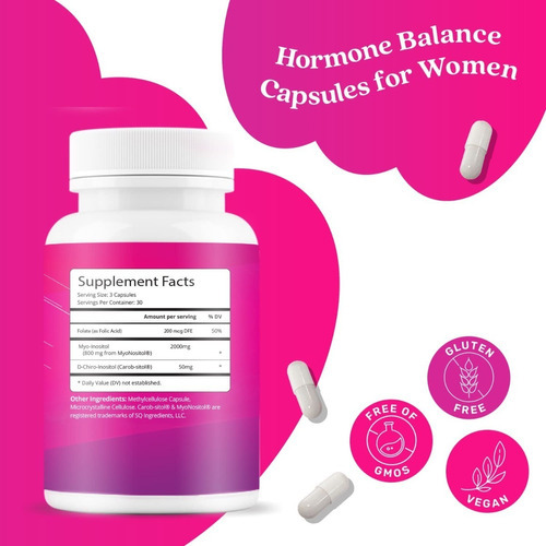 Suplemento Belive Cápsulas De Mio-inositol Y D-chiro Inosit