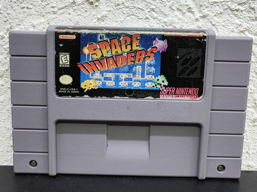 Space Invaders Para Snes Super Nintendo Original (Usado)