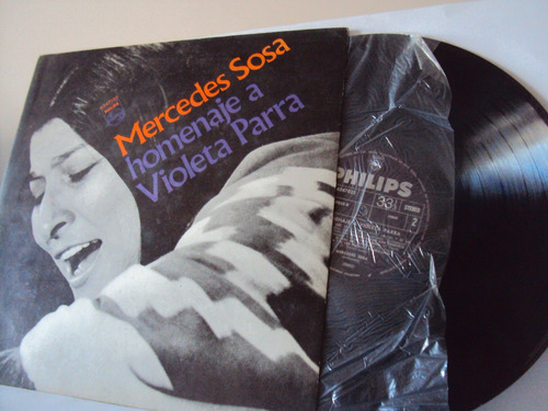 Vinilo Lp 186  Mercedes Sosa Homenae A Violeta Parra