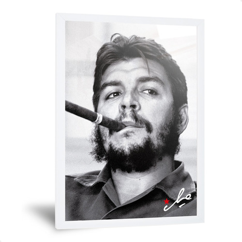 Cuadros Che Guevara Fumando Habano Habana Cuba 35x50cm