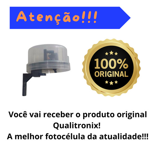 2 Refletores 100w Com Fotocélula Sensor Bivolt Acende Apaga