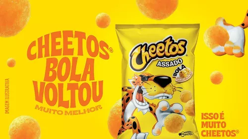 Salgadinho de Milho Bola Queijo Suiço Elma Chips Cheetos 37G em