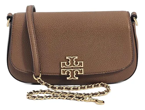 comprar Tory Burch Britten Moose Marrom Com Bolsa Crossbody Conversí