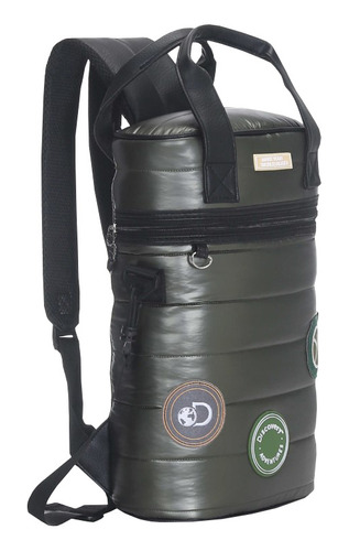 Mochila Bolso Matero Discovery Mate Puffer Tiras Acolchadas 