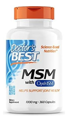 Doctors Best Msm Com Optimsm, Suporte Articular, Sistema I
