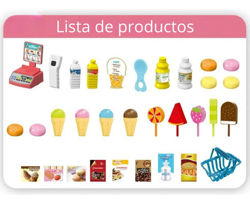 Supermercado De Juguete C/ Balanza Y Accessorios