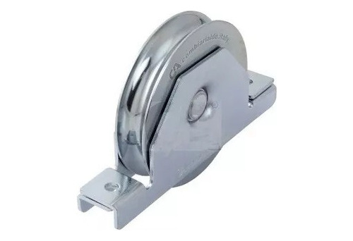 Rueda U C/base 16cm 300k Para Portón Tipo Master Rail 2 Pz