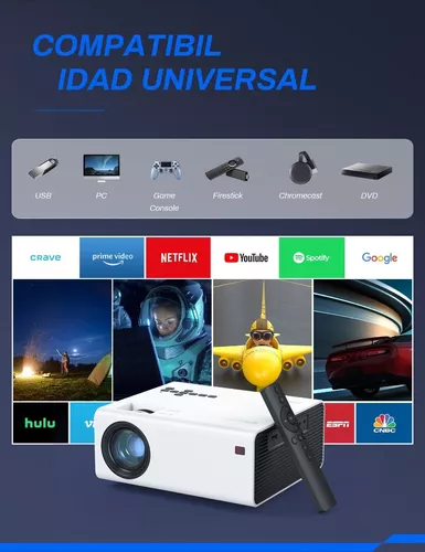 Este proyector con imágenes HD y Android TV es tuyo por menos de