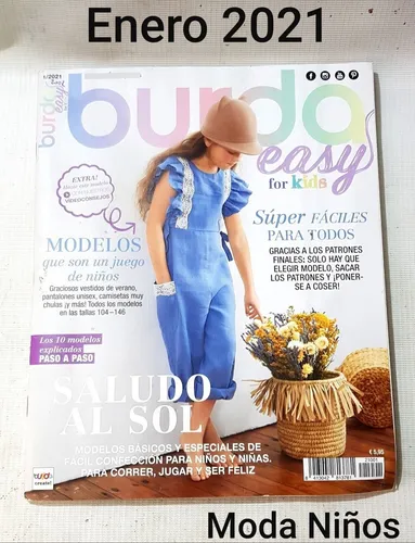 Revista Burda Enero 2021 Especial Niños En Español, Patrones