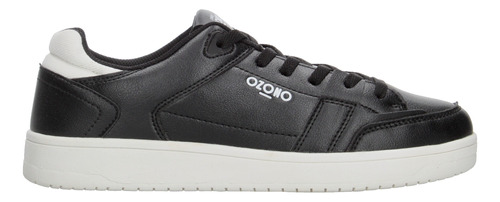 Tenis Casual Ozono Color Negro Cintas Para Hombre 