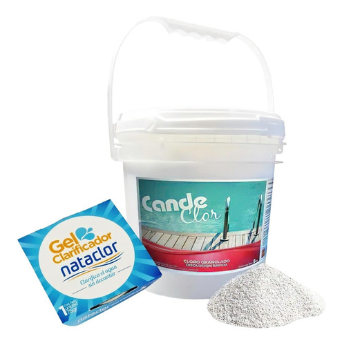 Cloro +  Gel Clarificador X 5kilos Kit Piscina Mantenimiento