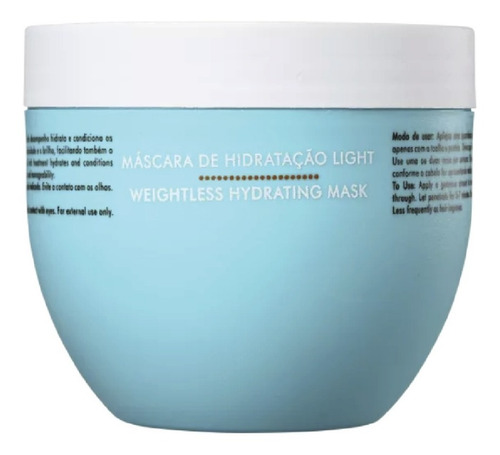 Imagem 2 de 4 de Moroccanoil Hydration Light Máscara De Hidratação 250ml