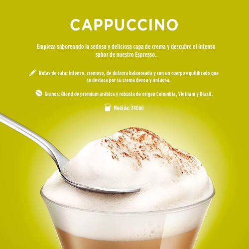 Cápsulas Nescafé Dolce Gusto Cappuccino Oficial